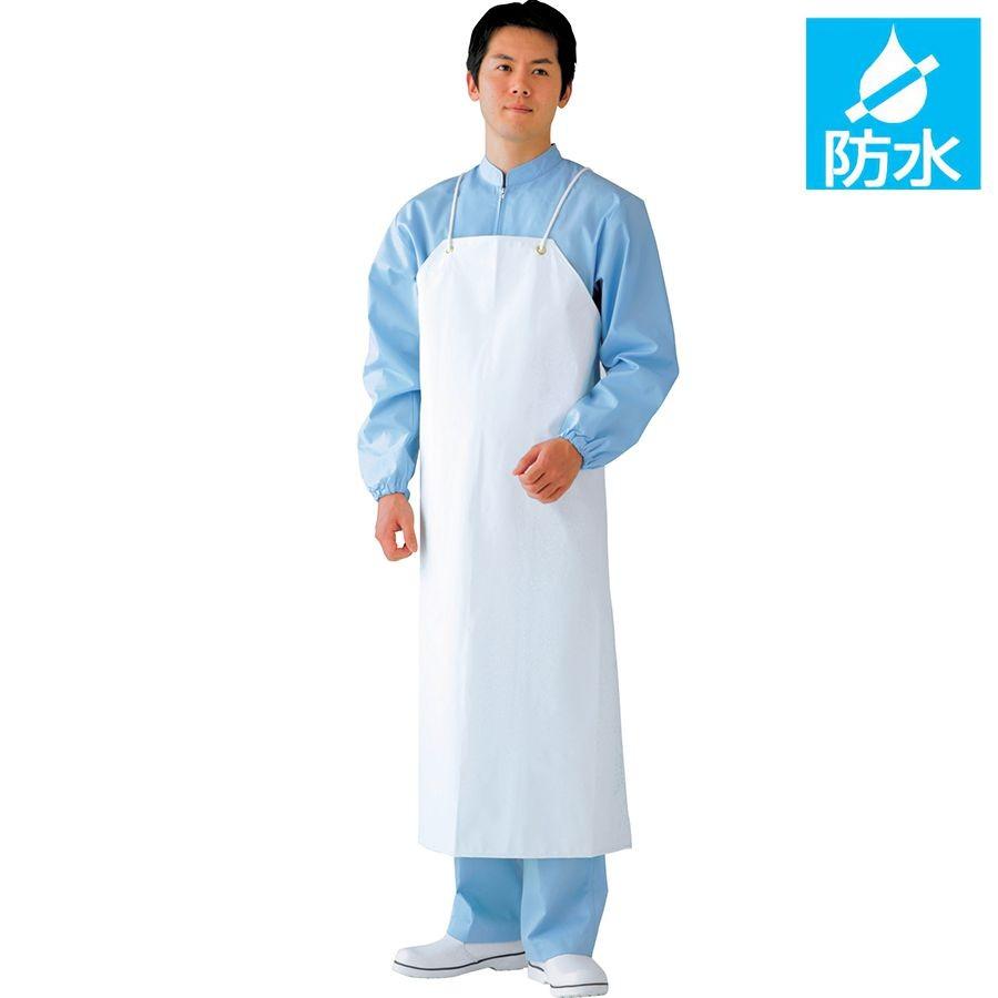 ターポリン 胸付前掛【Lサイズ】〔防水〕 : 白衣とエプロンの店 - 通販