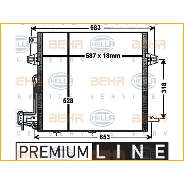 A CコンデンサーBEHR HELLA製