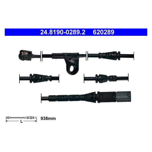 【ブレーキ】ウェアインジケーターパッドセンサー・フロント/ATE製 BMW・E70・F15・F85・E71・E72・F16・F86