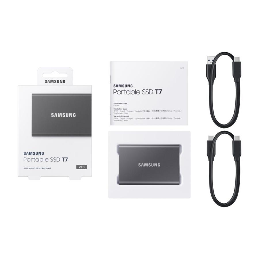 SAMSUNG（サムスン） 【MU-PC1T0T/EC】サムスン T7 1TB 最大転送速度