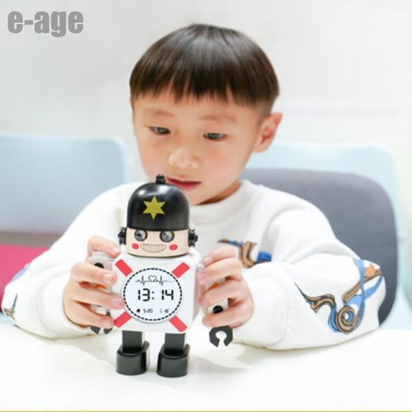 目覚まし時計 ロボット 子供 ライト 時計 デジタル キッズ おしゃれ 男の子 入園入学 プレゼント インテリア｜e-age｜09