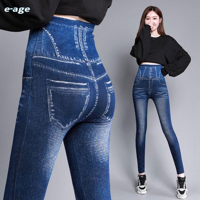 デニム風 レギンス レディース 美脚 レギンスパンツ 2type 薄手 デニム風 レギンス レディース 美脚 レギンスパンツ 2type 薄手