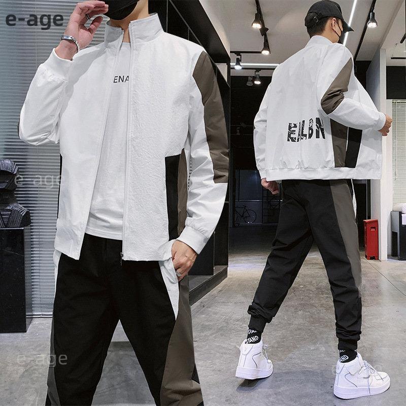 セットアップ メンズ 秋服 春物 ジップアップ パーカー 文字 セットアップ メンズ 秋服 春物 ジップアップ パーカー 文字