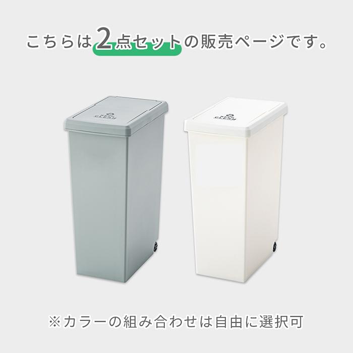 東谷 ゴミ箱 ダストボックス 30L 2点セット 日本製 キャスター付き 蓋