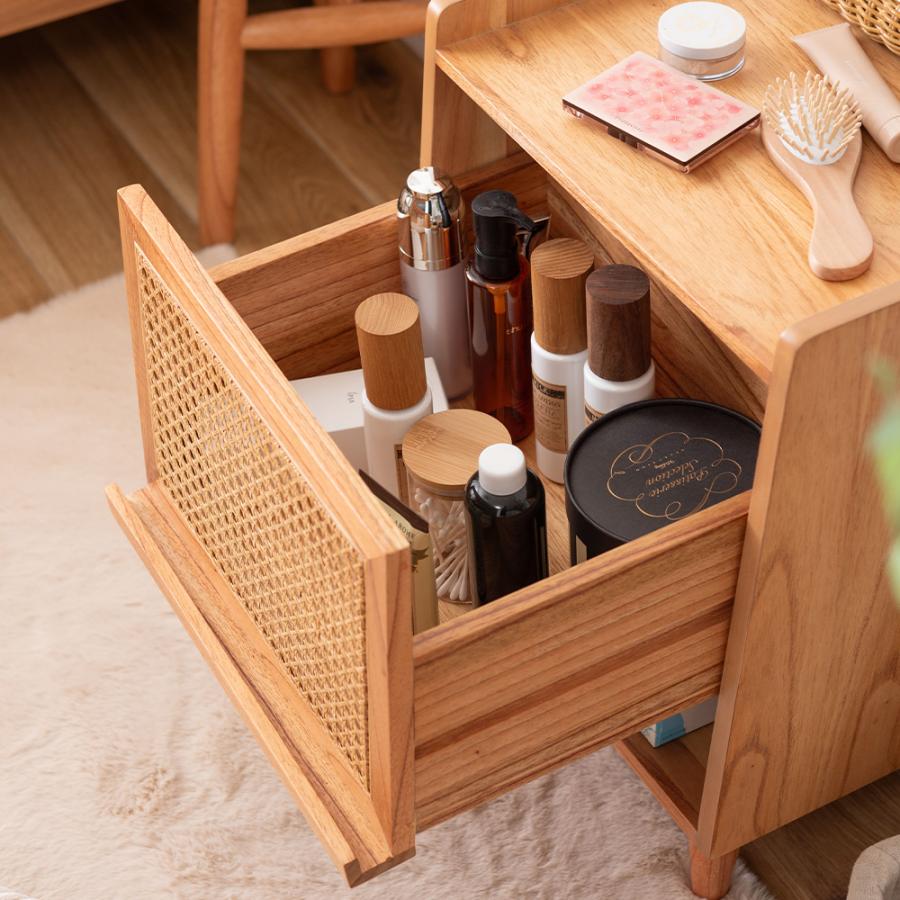 東谷 (豪華2大特典)ナイトテーブル 木製 ベッド サイド チェスト