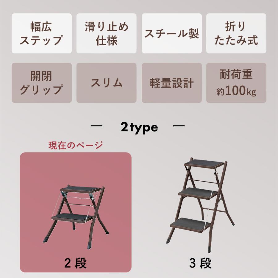東谷 脚立 踏み台 ステップ台 フィットネス 折りたたみ 2段 足場 昇降
