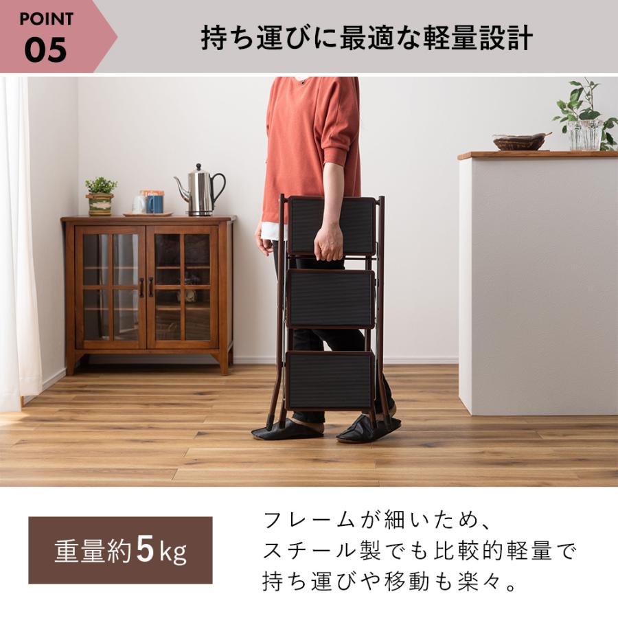 東谷 脚立 踏み台 ステップ台 フィットネス 折りたたみ 3段 足場 昇降