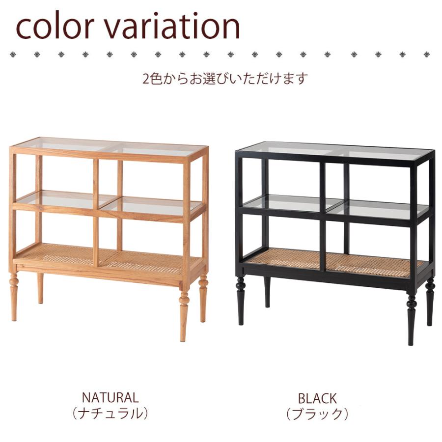 東谷 (豪華2大特典)オープンシェルフ ワイド 3段 ラック ガラス