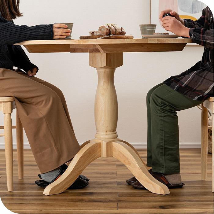 東谷 ダイニング テーブル 丸い 1本脚 円形 ラウンド おしゃれ 北欧