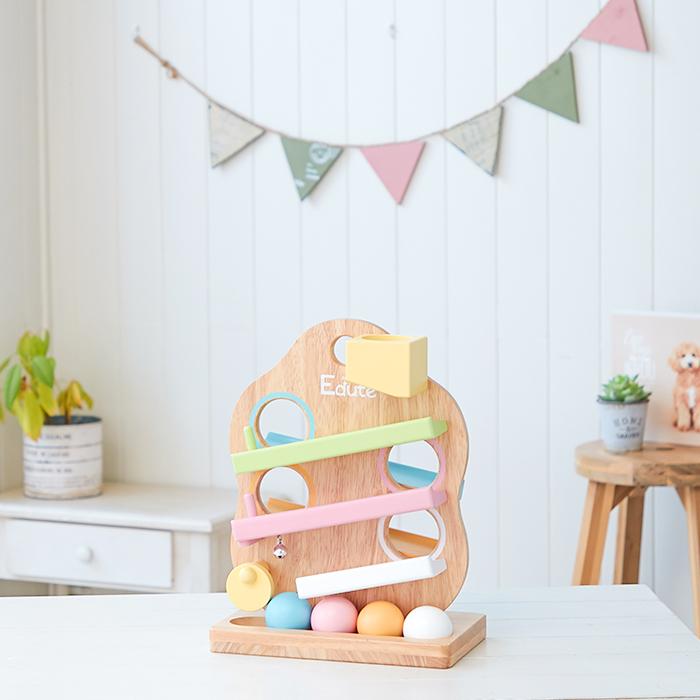 【美品・箱あり】エデュテEdute TREEスロープ 知育玩具 エデュテ（Edute） ツリースロープ 知育玩具 1歳 2歳 3歳 木製 TREE