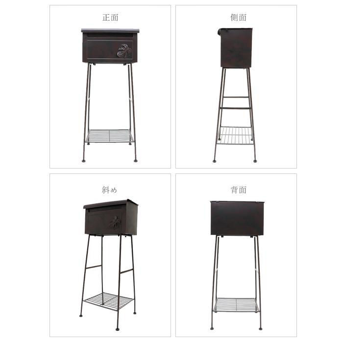 不二貿易（Fuji Boeki） (豪華2大特典) ポスト 置き型 おしゃれ 郵便