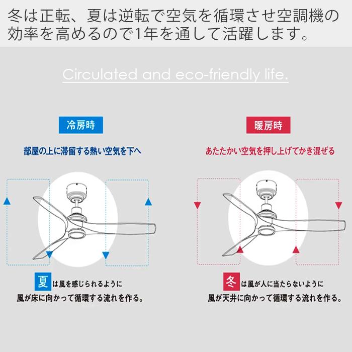 (豪華２大特典)シーリングファンライト LED JE-CF044 おしゃれ シーリングファン 北欧 リモコン付 省エネ ジャヴァロエルフ 照明 ウッド_8