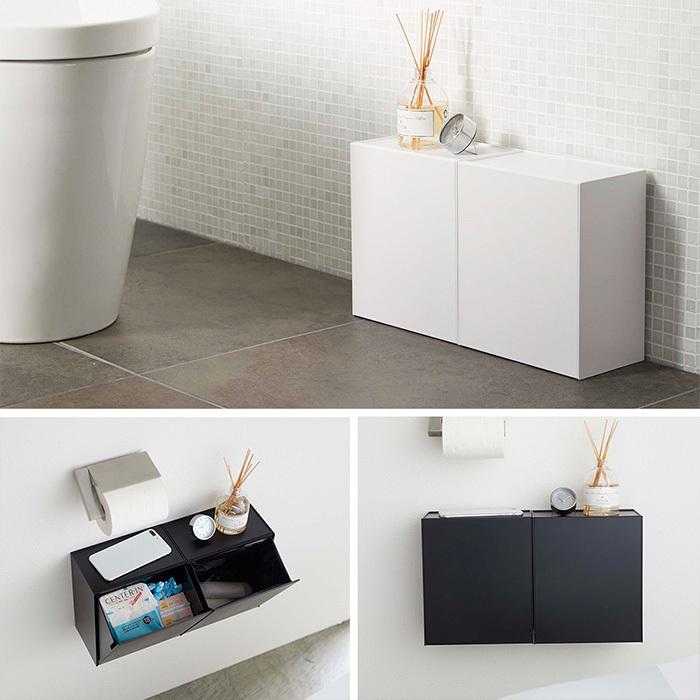 tower 山崎実業 公式 タワー ウォール トイレポット 収納ケース