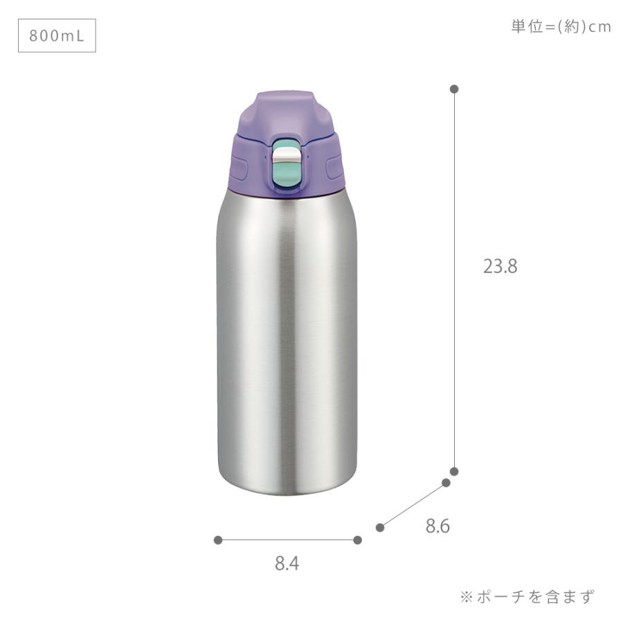 ピーコック魔法瓶工業 ステンレス ボトル ワンタッチ ストレートタイプ