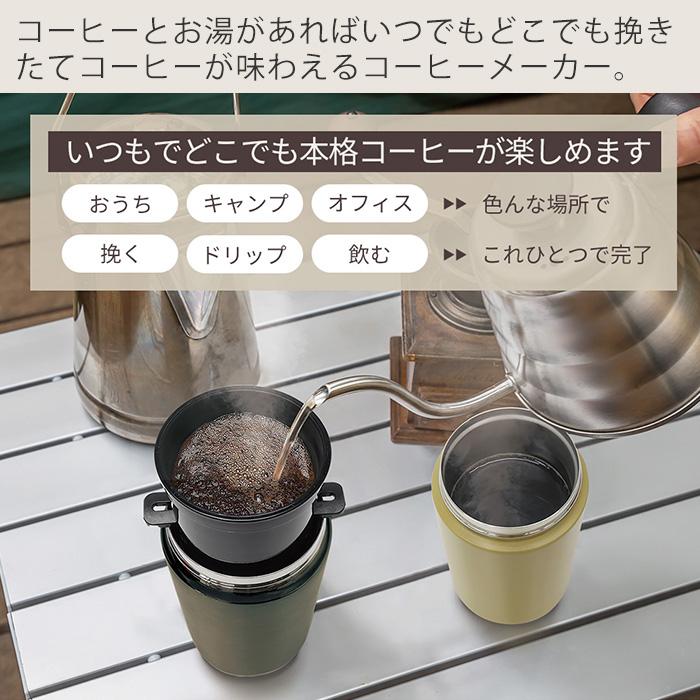 Macros（マクロス） コーヒーメーカー カフェラベル 電動ミル ミル付き
