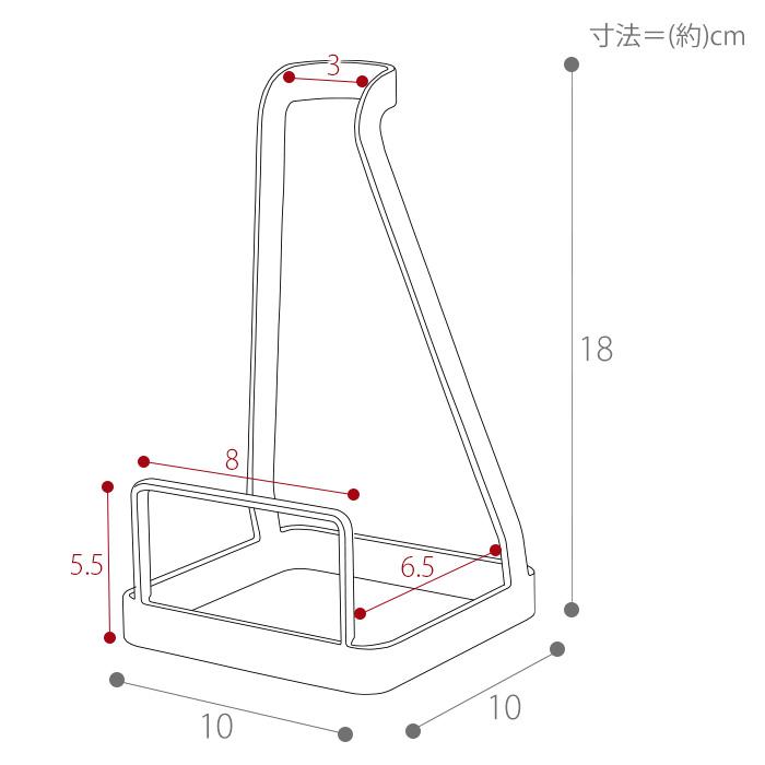 立てかけカーペットクリーナースタンド タワー tower 粘着ローラー コロコロ ハンディクリーナー 粘着 収納スタンド 山崎実業 5728 5729｜e-alamode-ys｜10