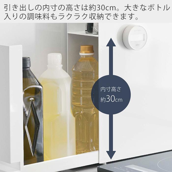 tower 山崎実業 公式 タワー 隠せる調味料ラック スパイス ボトル 2段
