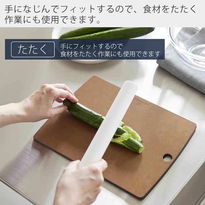 tower 山崎実業 公式 タワー スケッパー付きシリコーンめん棒 麺棒 の
