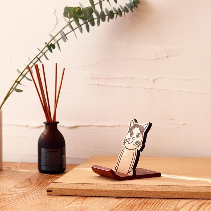 猫型木製スタンド 1年保証 猫 爪とぎ 段ボール 爪とぎスタンド 木製 スタンドタイプ 縦型
