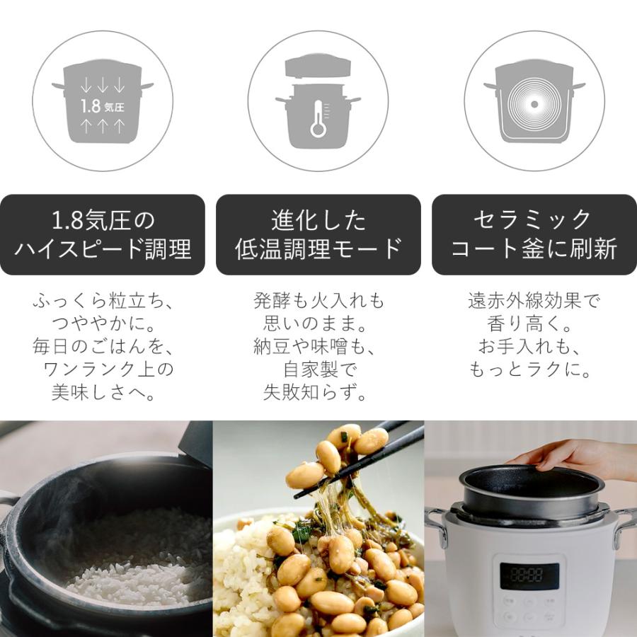 Re・De (豪華2大特典) re・de pot 電気 圧力鍋 リデポット EPC01A-20