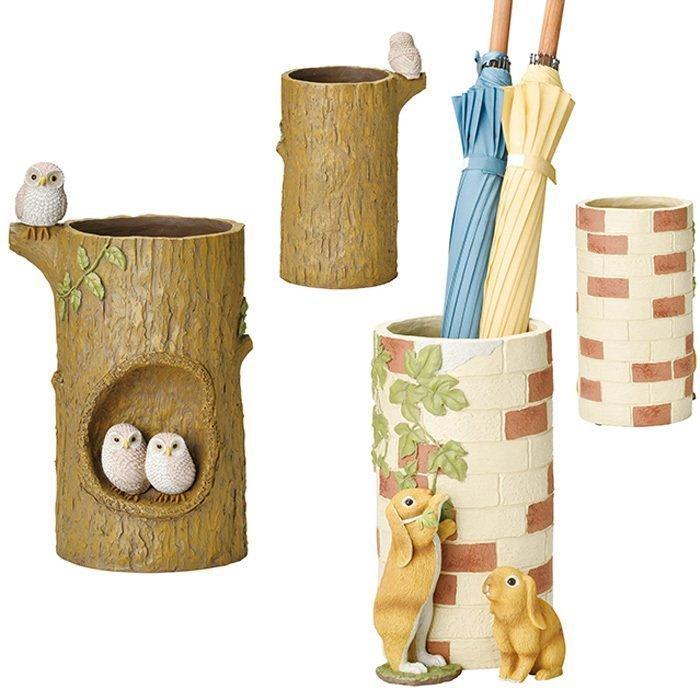 傘立て スリム アンブレラスタンド かわいい おしゃれ 傘入れ 傘たて エントランス 玄関収納 アニマル うさぎ ふくろう コキンメフクロウ 64 1870 ヤマソロ公式 A La Mode Yahoo 店 通販 Yahoo ショッピング