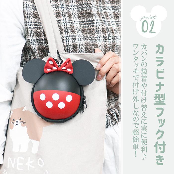 ミッキー プラスチックカード パスポーチ パスケース ディズニー 定期入れ リール付き IC