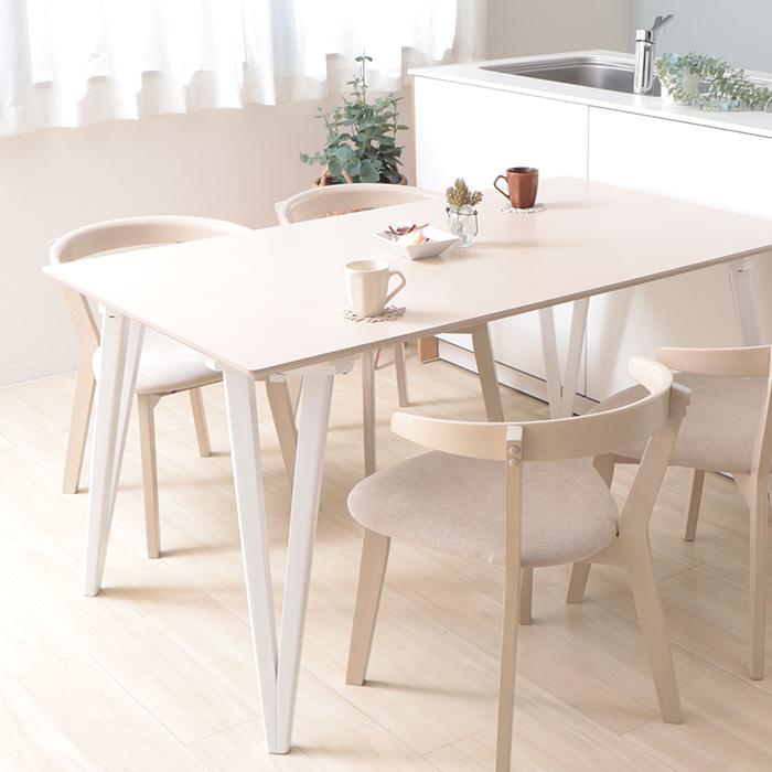ヤマソロ ダイニングテーブル 4人用 単品 テーブル 食卓 四人 140×80cm
