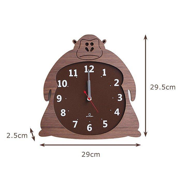ヤマト工芸 時計 壁掛け おしゃれ 掛け時計 北欧 かわいい クマ ゴリラ