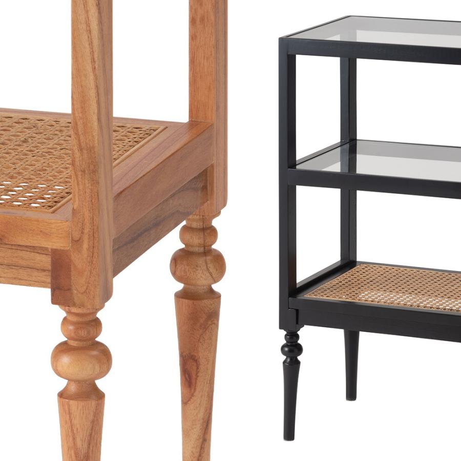 東谷 (豪華2大特典)オープンシェルフ 3段 ラック ガラスキャビネット