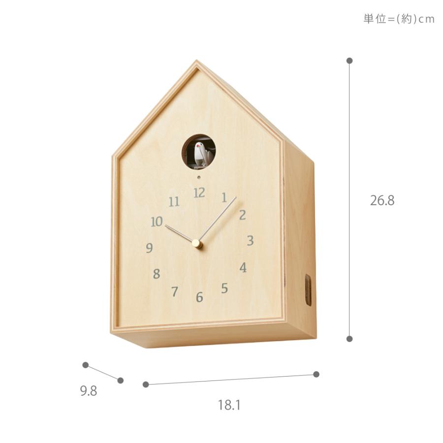 Lemnos（レムノス） 5/13はP+10％！ 壁 掛け 置き 時計 兼用 Birdhouse