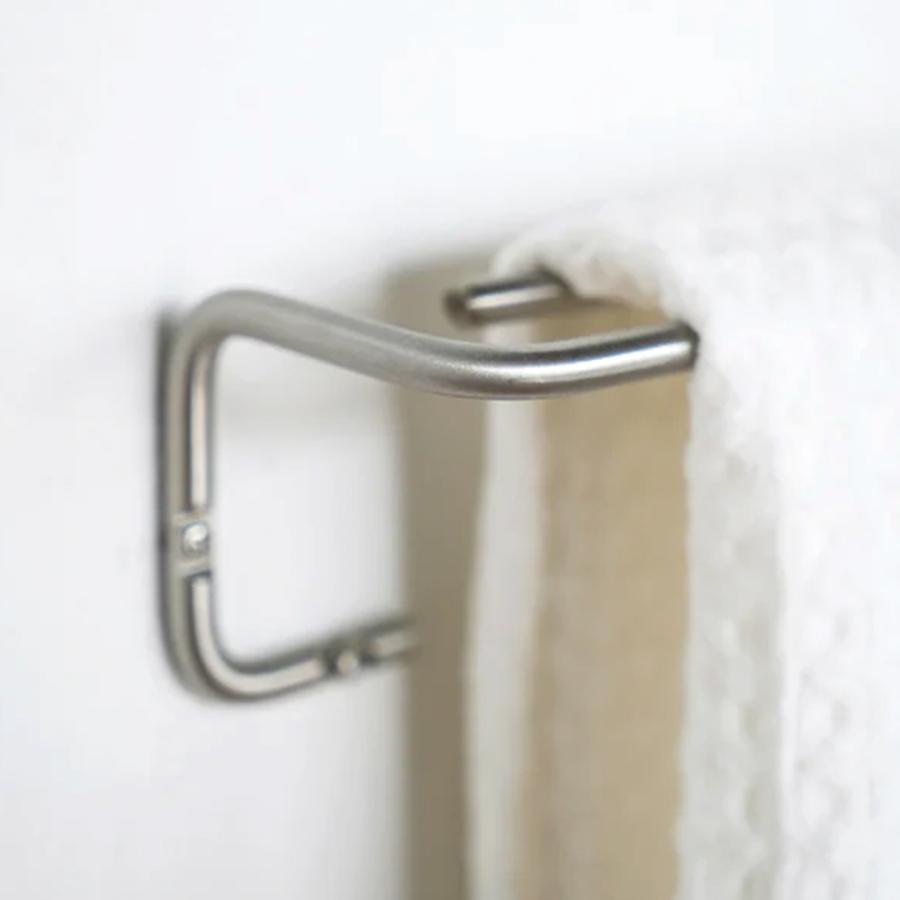 タオル掛け 2/5はP+9％！ タオルハンガー S ren ステンレス ネジ付き シルバー