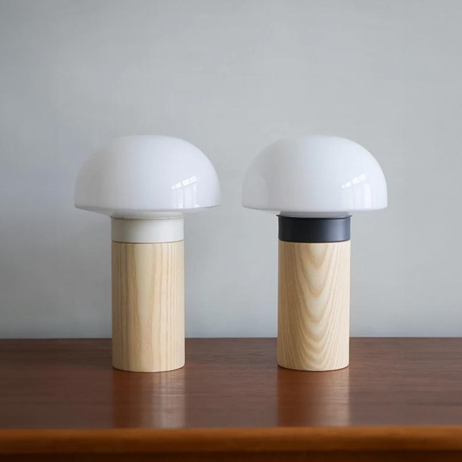 ポイント還元中！ Joo stand light スタンドライト テーブルランプ 日本製 E17口径 LED対応 ガラス タモ材 スチール 天然木 北欧 アクシス axcis Zelt コラボの画像