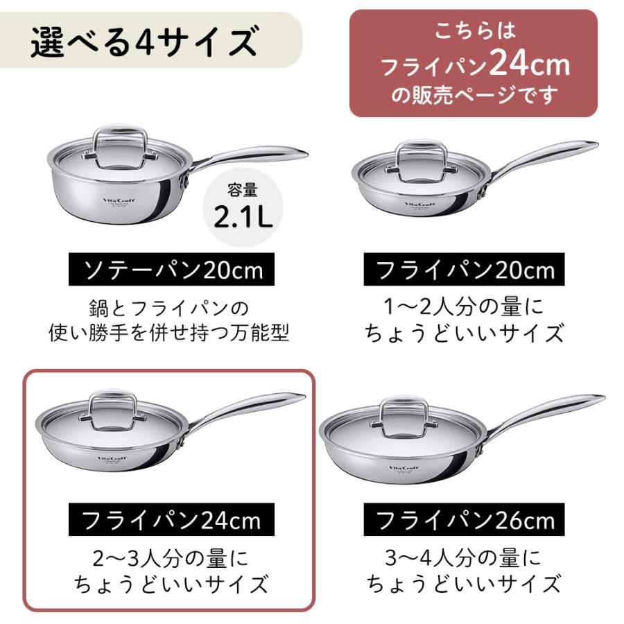 VitaCraft Nシリーズ 蓋付きフライパン 楽天市場】【豪華特典2個付き】ビタクラフト VitaCraft N