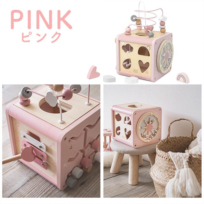 labellabel レーベルレーベル アクティビティキューブ おもちゃ 知育玩具 型はめパズル 音 男の子 女の子 誕生日 出産祝い プレゼントの画像