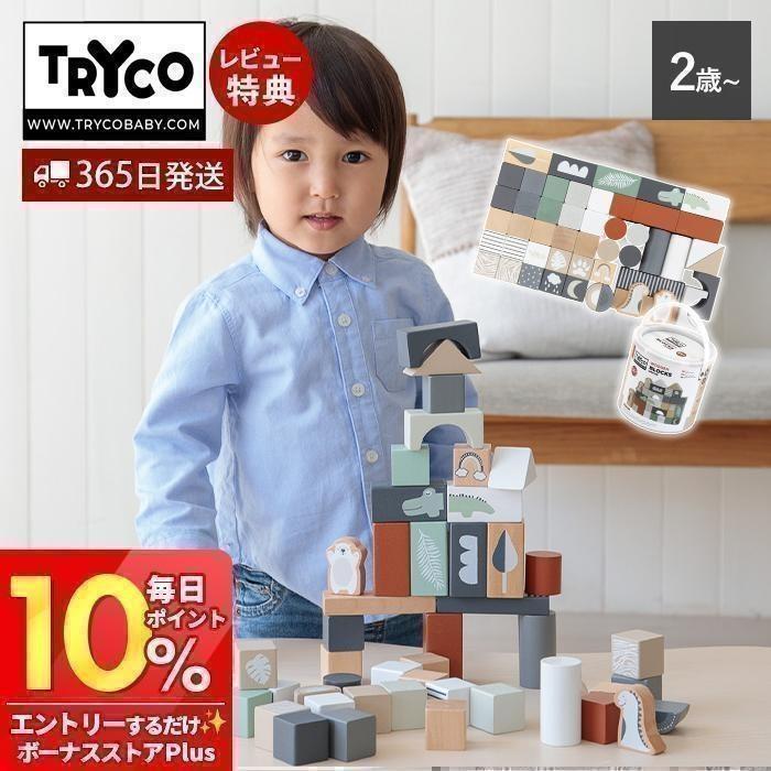 TRYCO（トライコ） 6/27はP+10％！ 積み木 ブロック 知育 50ピース 大