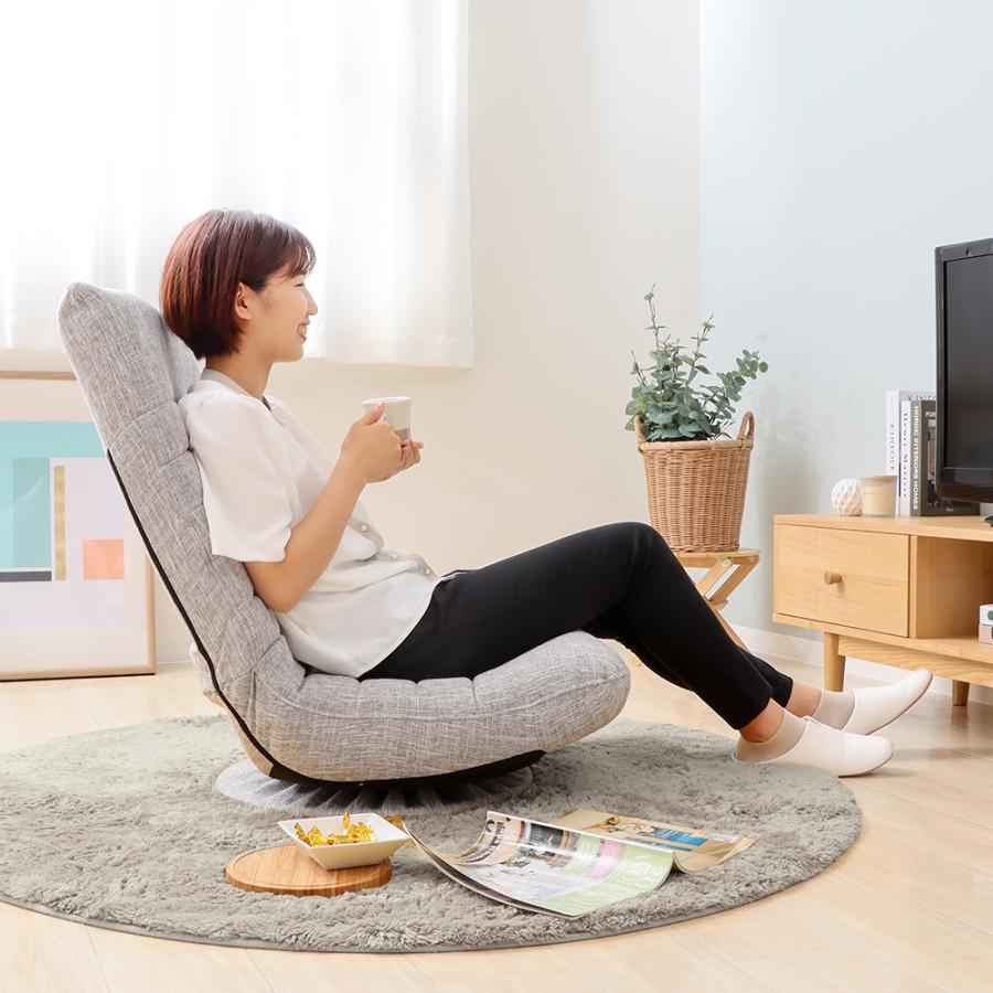 P還元！ 回転座椅子 リクライニング フロアーチェア おしゃれ ハイバック 腰痛 レザー 椅子 チェア 在宅 テレワーク 母の日 フーガ FUGA ヤマソロ | ヤマソロ | 20