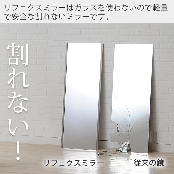 割れない鏡 防災ミラー 幅80㎝ 高さ165㎝ 訳アリ品【定価から半額】005 豪華2大特典) 防災グッズ大賞2024優秀賞受賞! 割れない鏡 大型 ミラー