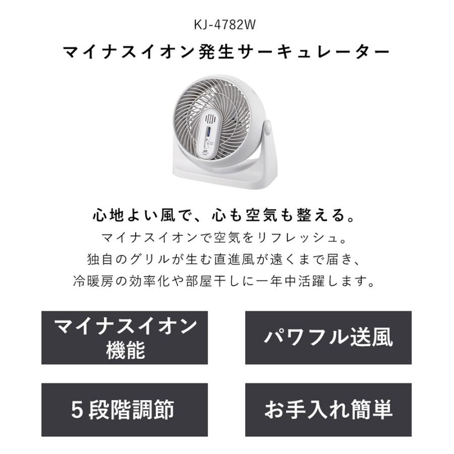ツインバード（TWINBIRD） 7/20はP+10％！ サーキュレーター 扇風機