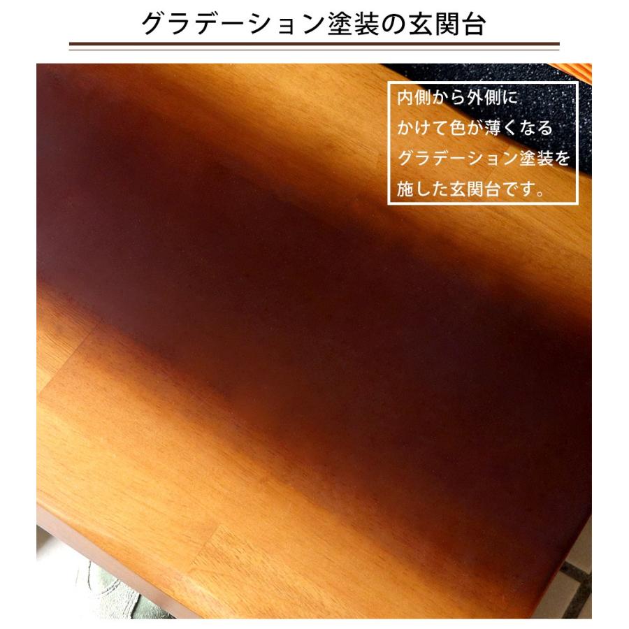 玄関台 踏み台 手すり付 90cm幅 ステップ台 両側 軽量 木製 昇降補助 介護 転倒防止 段差 軽減 靴 介護用品 睡蓮 上がり框 和風 ヤマソロ｜e-alamode｜06