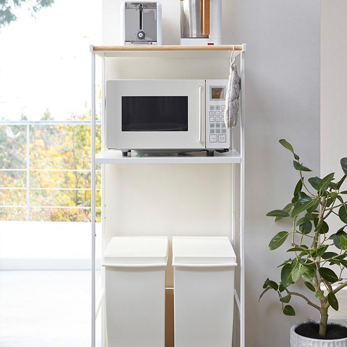 tower 山崎実業 公式 タワー ゴミ箱上ラック おしゃれ ごみ箱上 収納