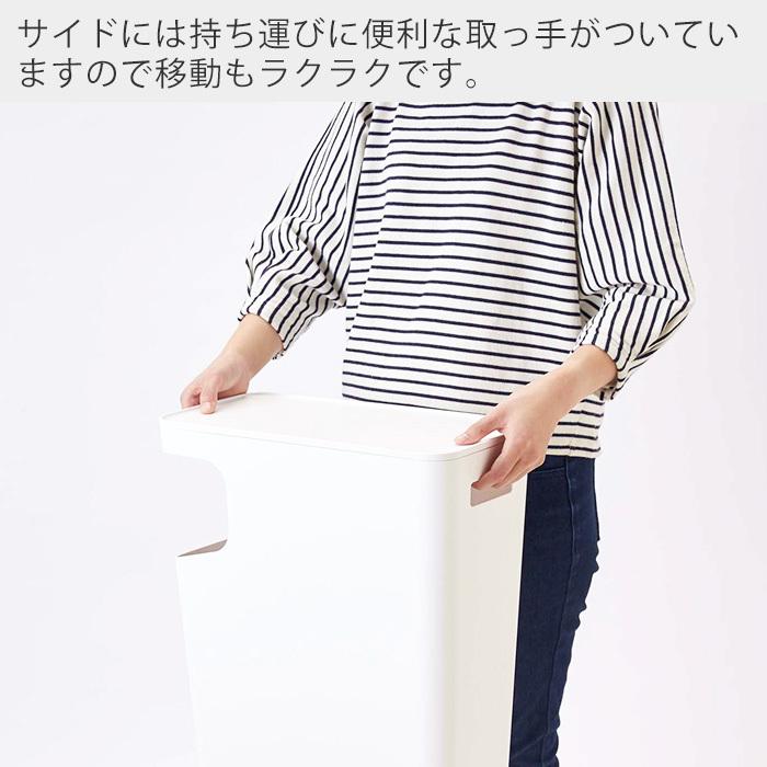 tower 山崎実業 公式 タワー ダストボックス＆サイドテーブル 小物置き