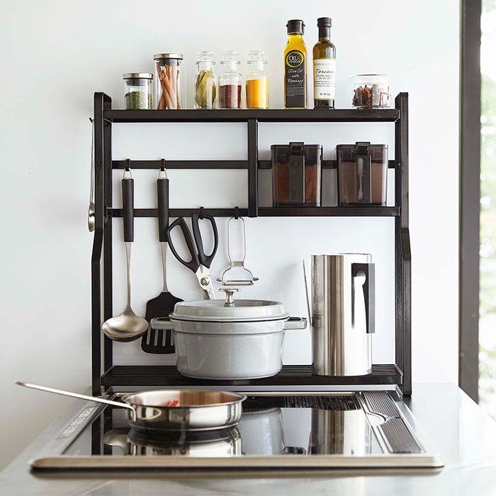 キッチンDIY スライドストッカーコンロ横隙間収納スパイス収納