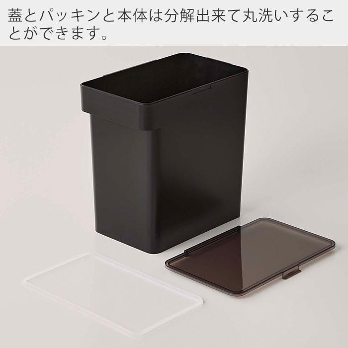 山崎実業 密閉米びつ 10kg＆ブレットケース tower 特典付き 山崎実業 密閉米びつ タワー 10kg 計量カップ付