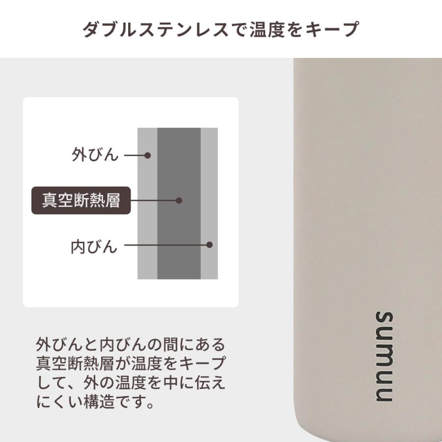 sumuu スムウ 真空ダブルステンレススリムボトル ミーボ meebo スリム