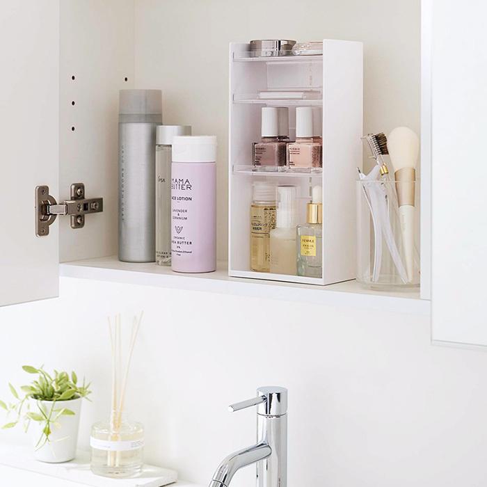 tower 山崎実業 公式 タワー コスメ収納ケース4段 コスメケース