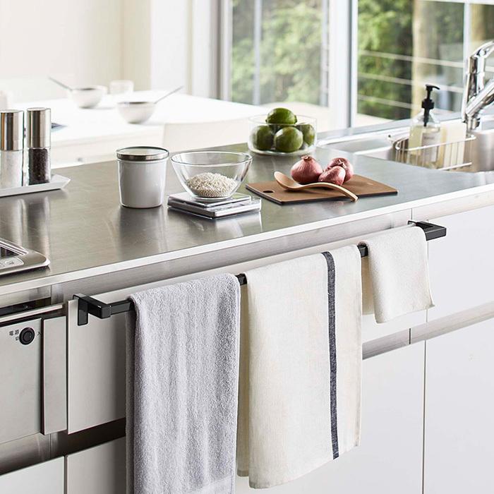 tower 山崎実業 公式 タワー 伸縮ロングタオルハンガーバー タオル