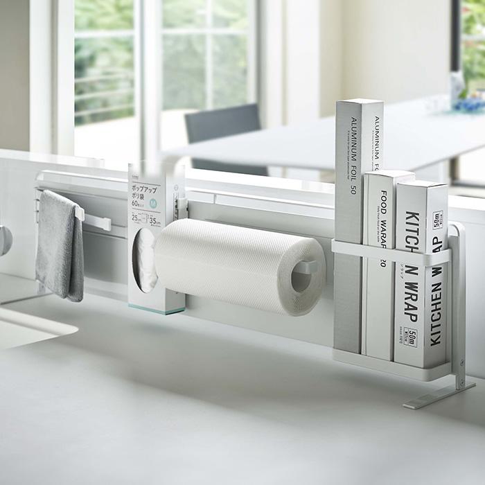 山崎実業 公式 タワー キッチン 自立式 スチールパネル 横型 tower キッチン シンク コンロ奥 キッチンラック キッチン収納 5126 5127 | tower | 12