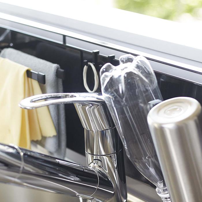 山崎実業 公式 タワー キッチン 自立式 スチールパネル 横型 tower キッチン シンク コンロ奥 キッチンラック キッチン収納 5126 5127 | tower | 14