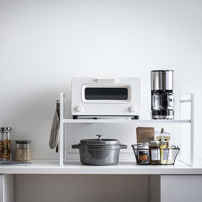 tower 山崎実業 公式 タワー トースターラック ワイド おしゃれ