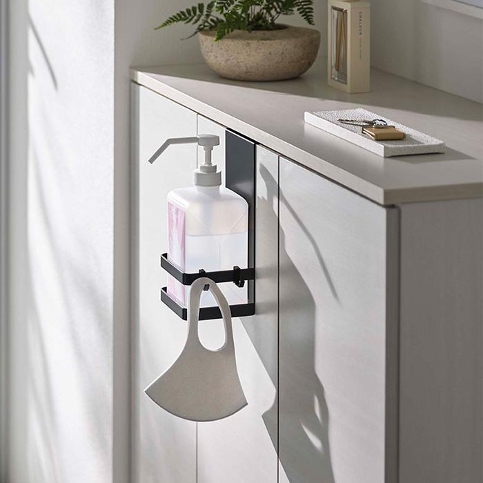 tower 山崎実業 公式 タワー 引っかけアルコール除菌ボトルラック